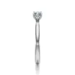 Pierścionek z białego złota z diamentem AJPZ_073